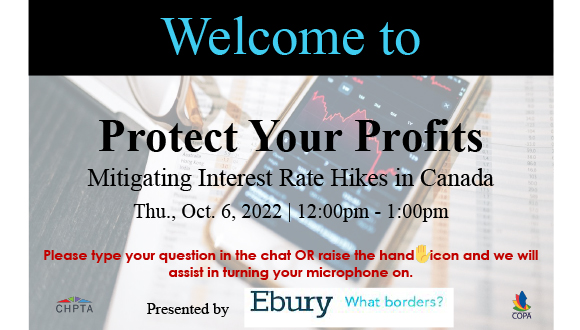 Ebury Canada Conducts Webinar for CHPTA Members