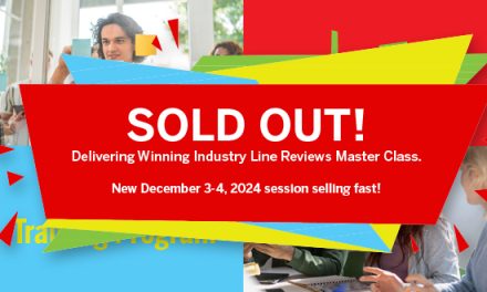 SOLD OUT! Delivering Winning Industry Line Reviews Master Class
